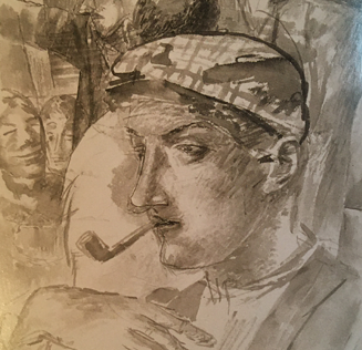 Парижские рисунки К.С.Петрова-Водкина. К 145-летию художника