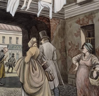 Встреча с художником Аллой Джигирей на выставке «Самый отвлеченный и умышленный город»